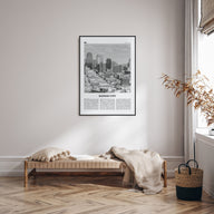 Kansas City Travel B&W No 1 Poster