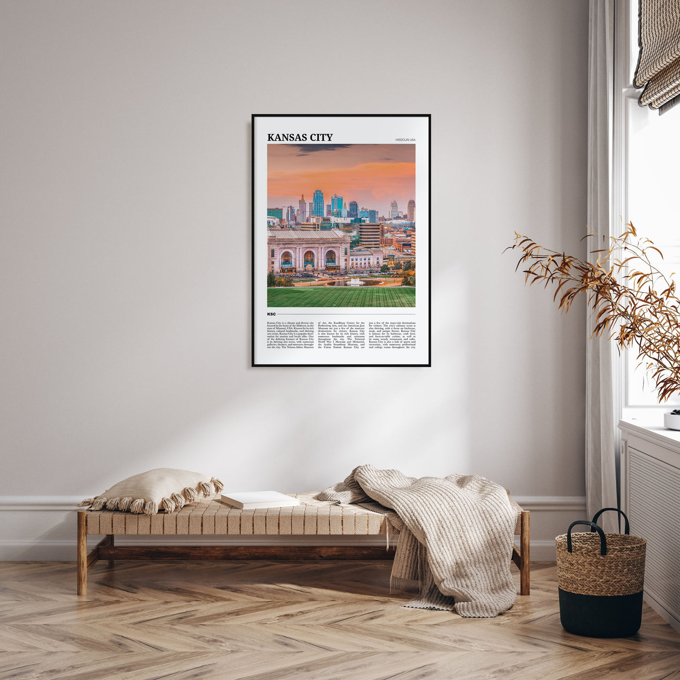 Kansas City Travel Color No 1 Poster