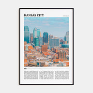 Kansas City Travel Color No 2 Poster