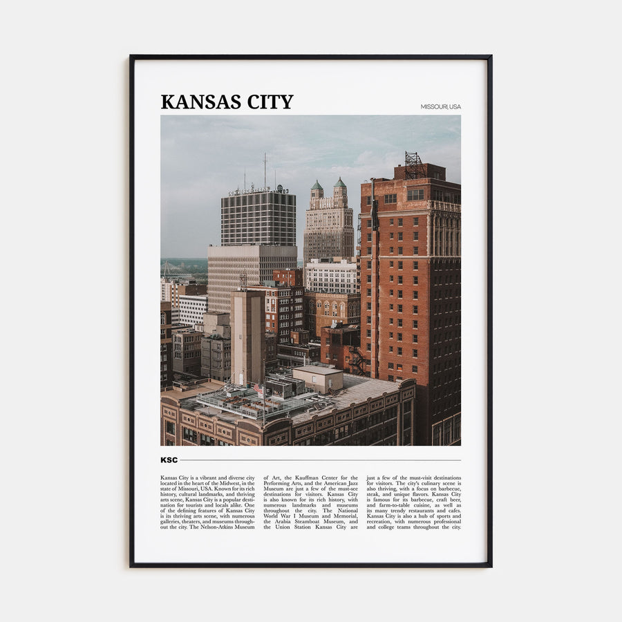 Kansas City Travel Color No 3 Poster