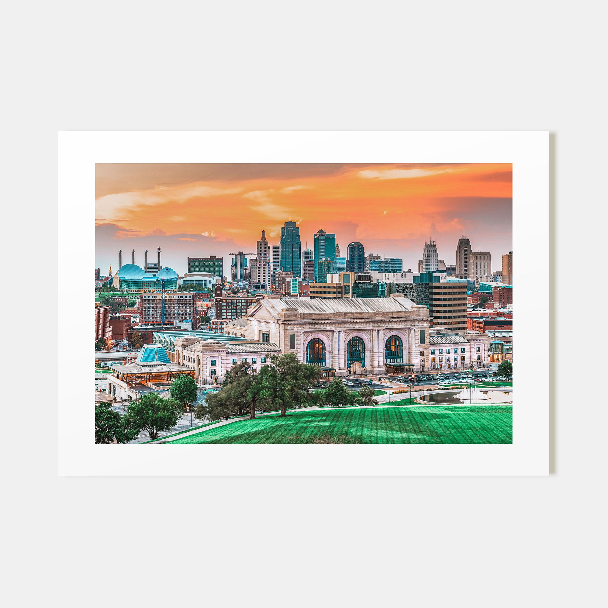 Kansas Landscape Color Poster