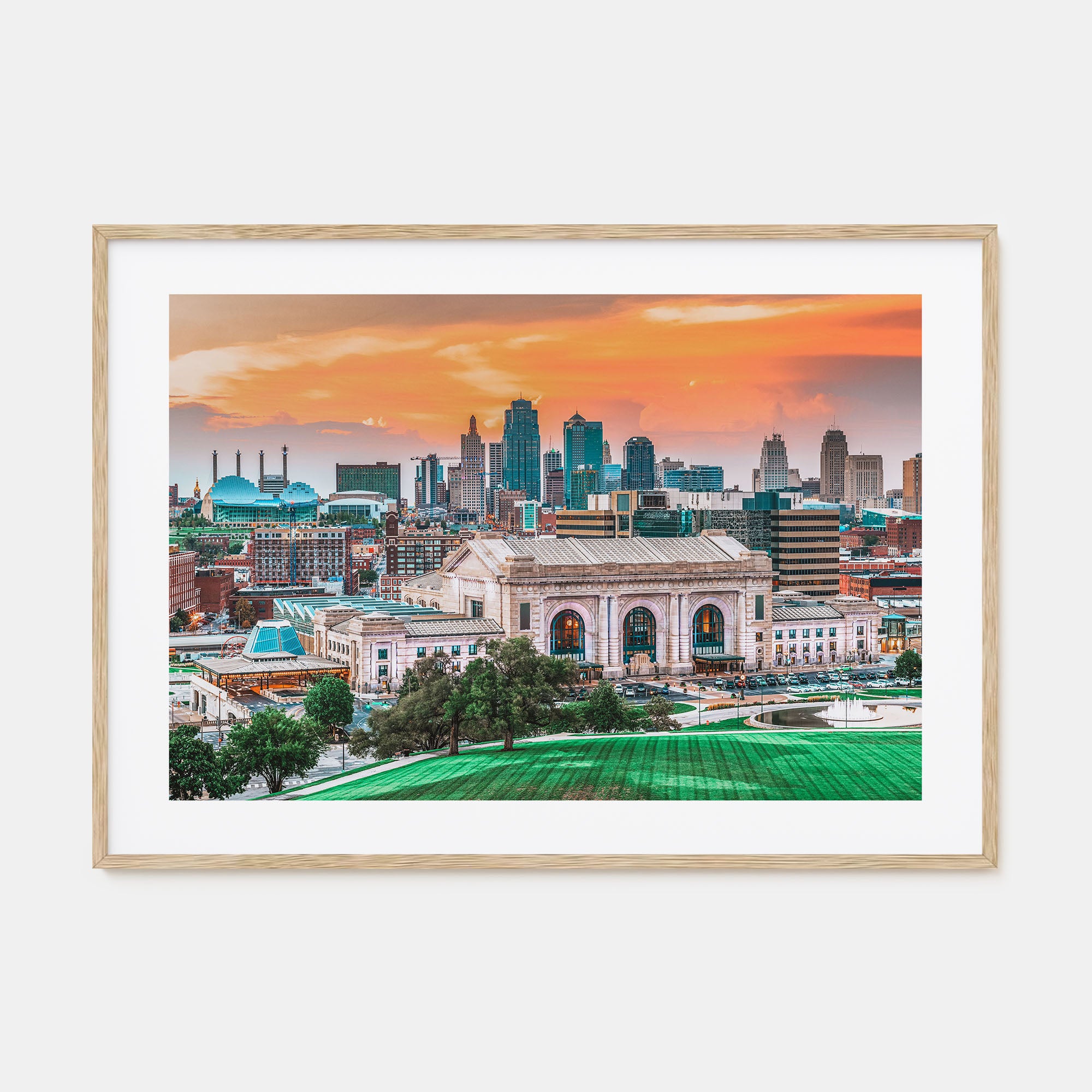 Kansas Landscape Color Poster