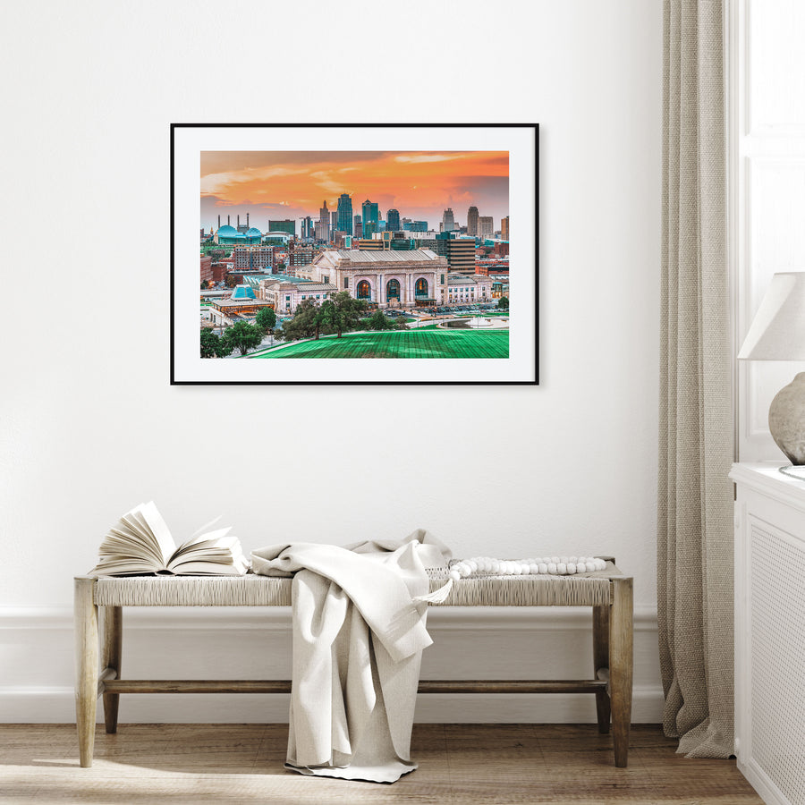 Kansas Landscape Color Poster