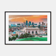 Kansas Landscape Color Poster