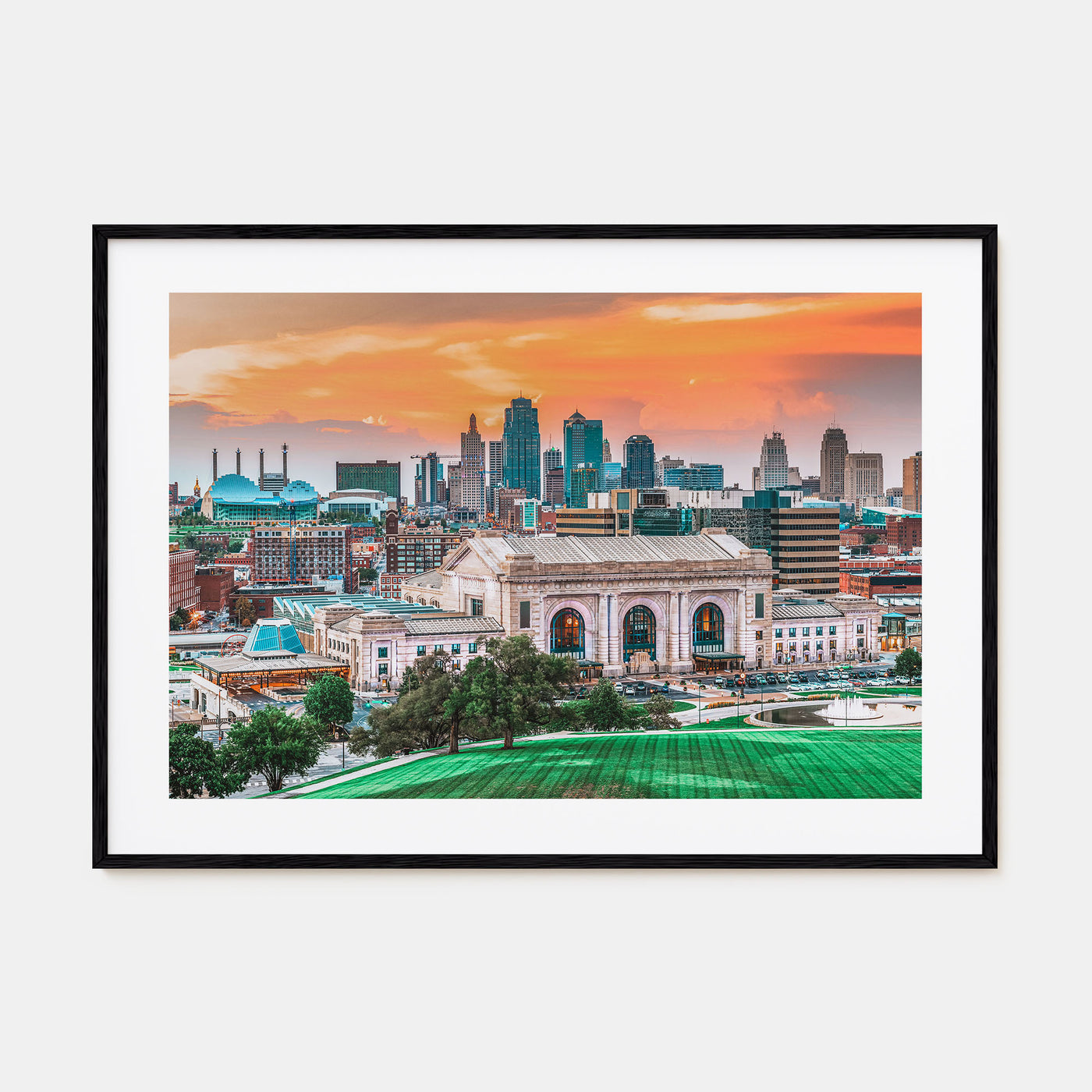 Kansas Landscape Color Poster