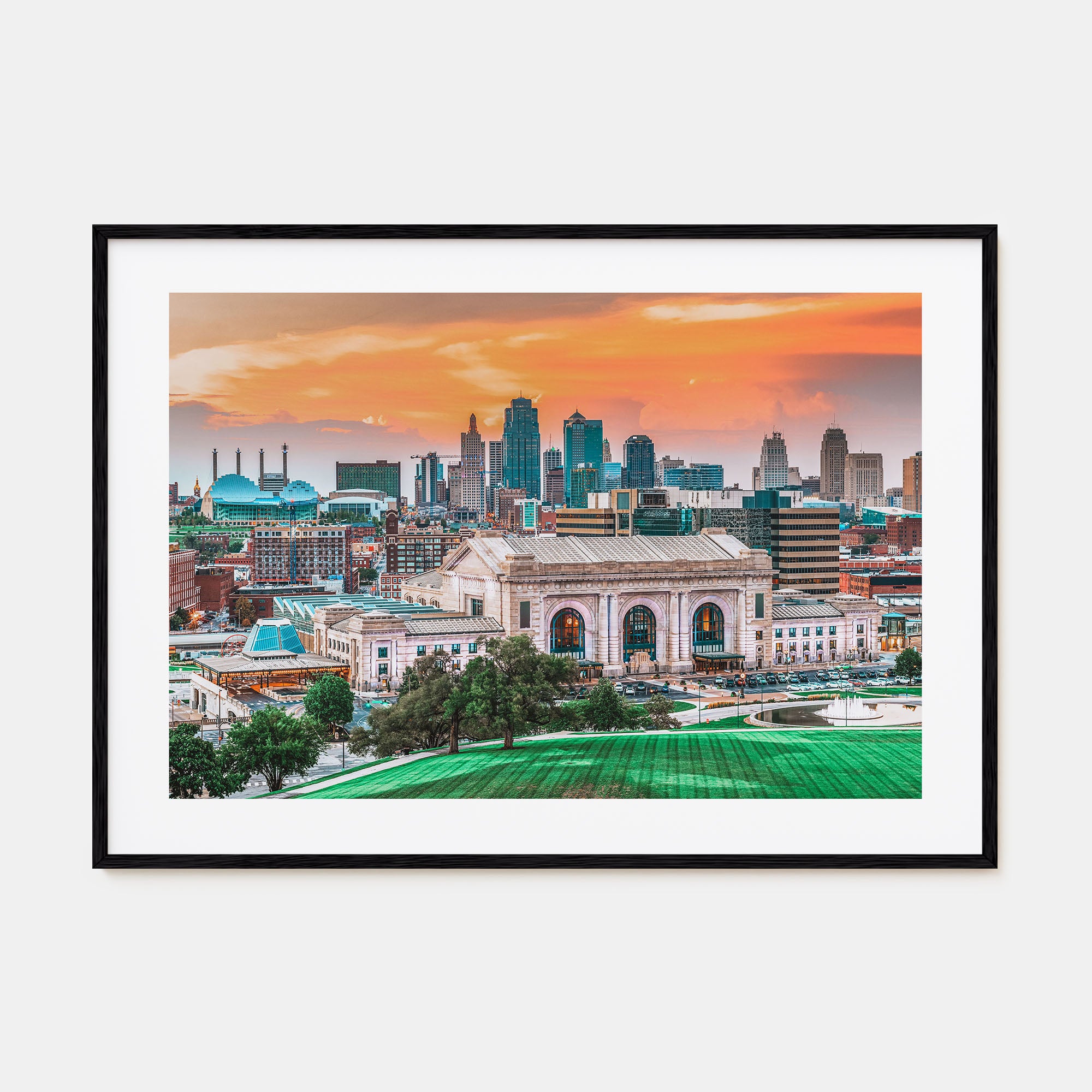 Kansas Landscape Color Poster