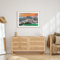 Kansas Landscape Color Poster