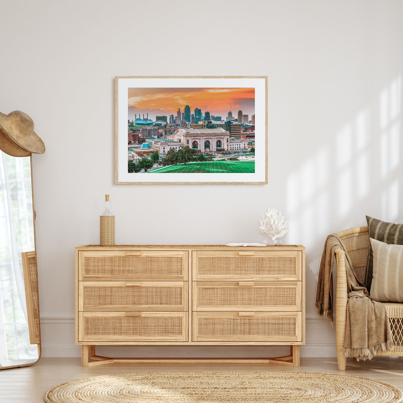 Kansas Landscape Color Poster