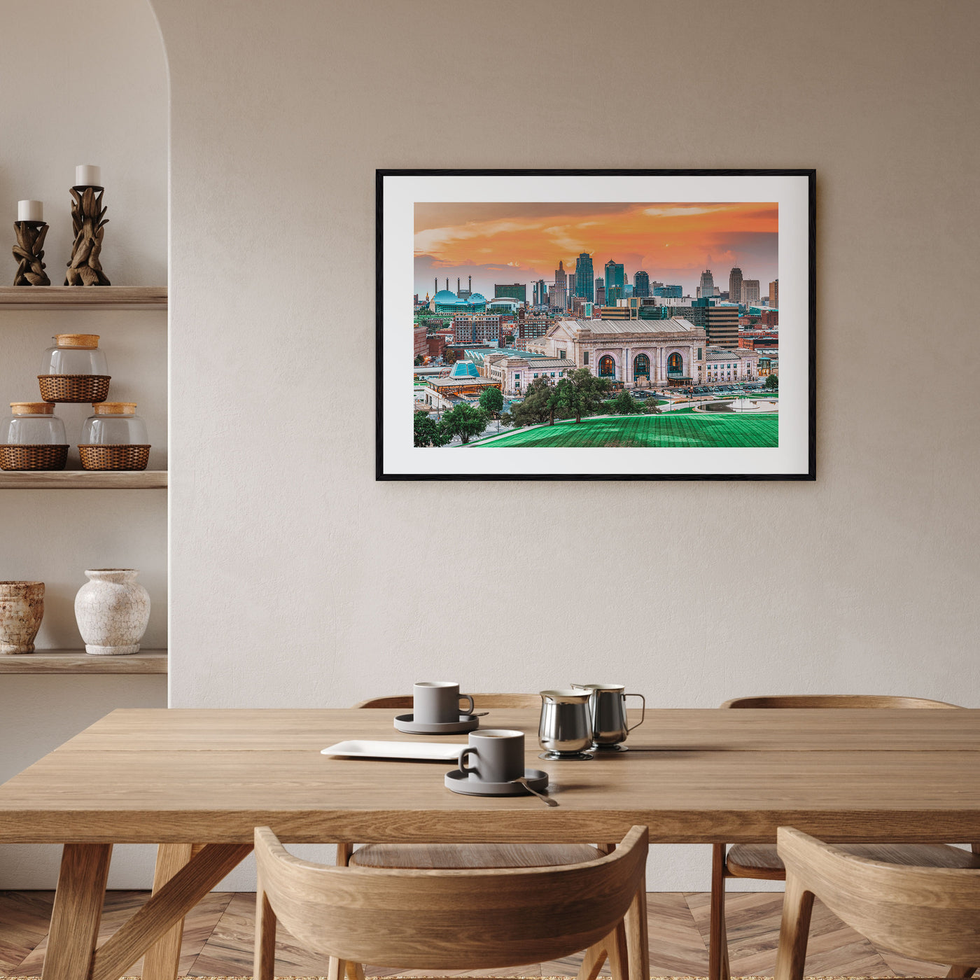 Kansas Landscape Color Poster
