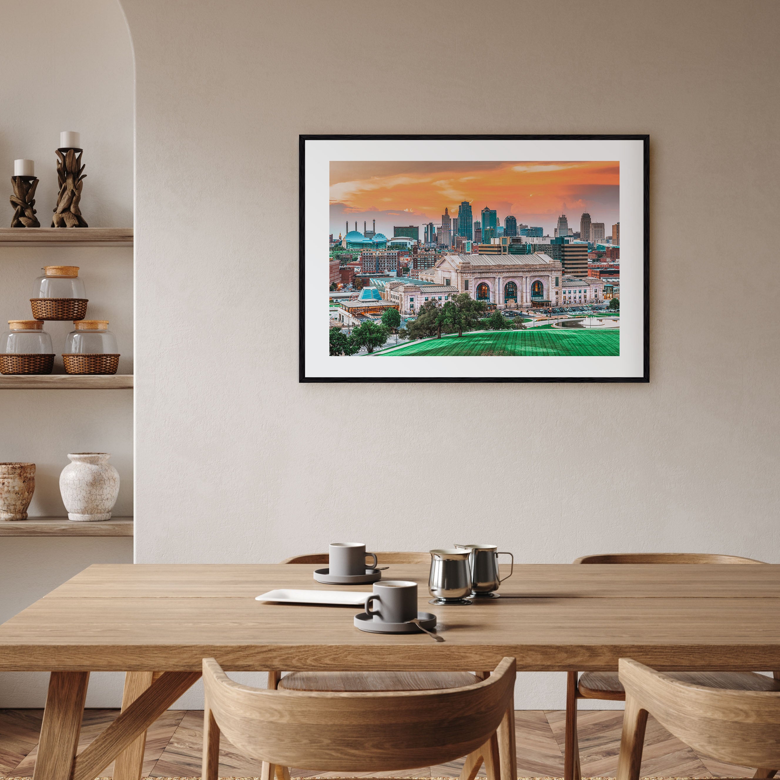 Kansas Landscape Color Poster