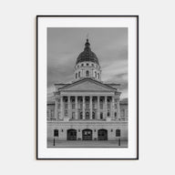 Kansas Photo B&W Poster