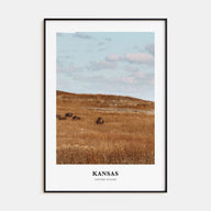 Kansas Portrait Color Poster