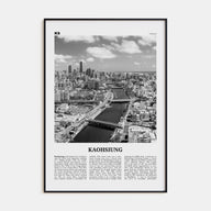 Kaohsiung Travel B&W Poster