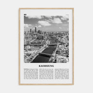 Kaohsiung Travel B&W Poster