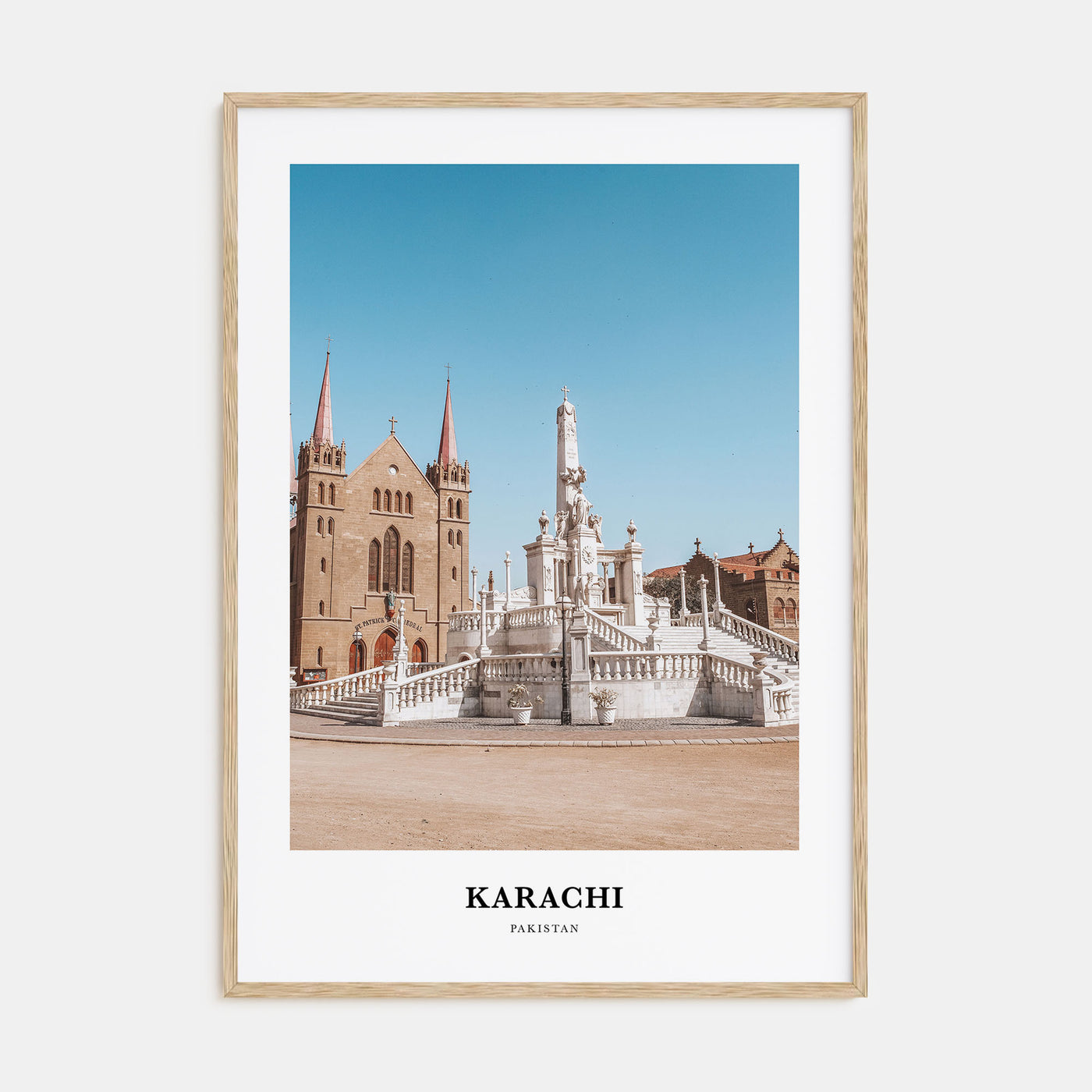 Karachi Portrait Color No 1 Poster