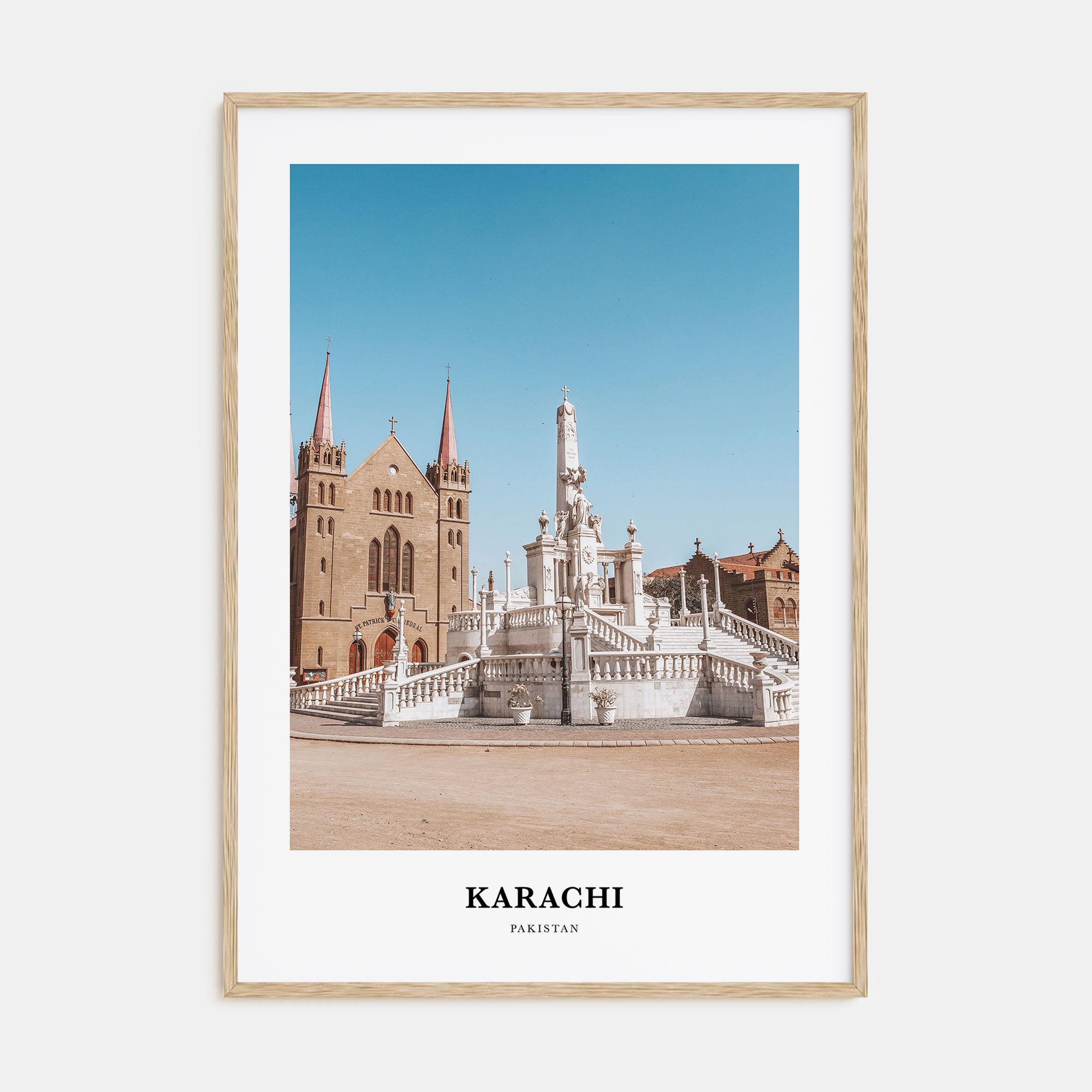 Karachi Portrait Color No 1 Poster