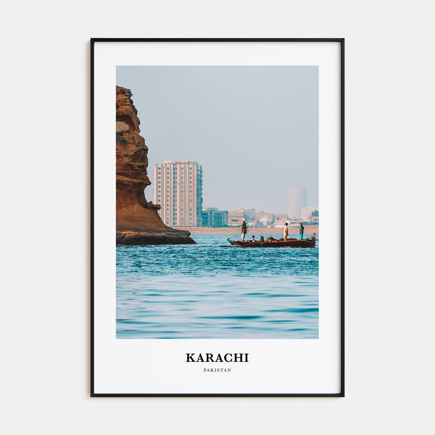Karachi Portrait Color No 2 Poster