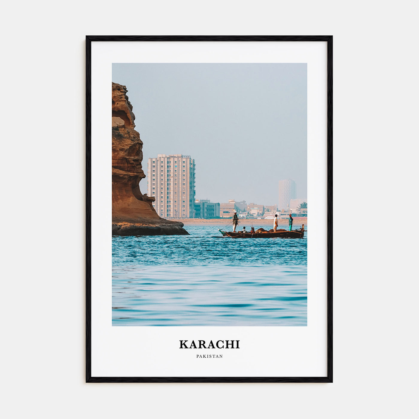 Karachi Portrait Color No 2 Poster