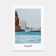 Karachi Portrait Color No 2 Poster