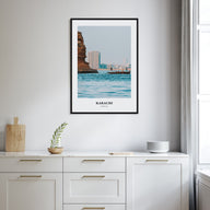 Karachi Portrait Color No 2 Poster