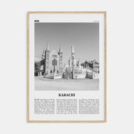 Karachi Travel B&W No 2 Poster