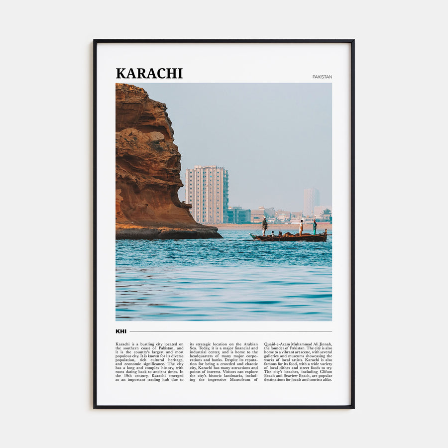 Karachi Travel Color No 2 Poster