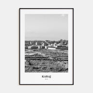 Karaj Portrait B&W Poster