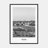 Karaj Portrait B&W Poster