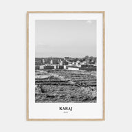 Karaj Portrait B&W Poster