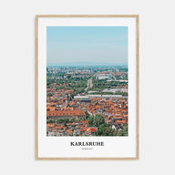 Karlsruhe Portrait Color Poster