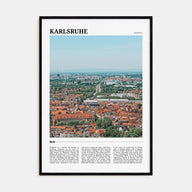 Karlsruhe Travel Color Poster