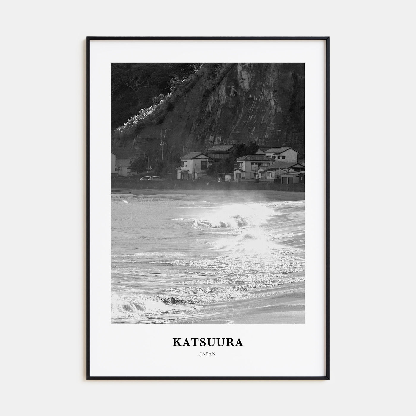 Katsuura Portrait B&W Poster