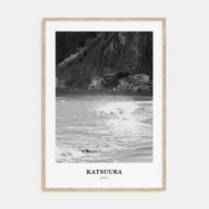 Katsuura Portrait B&W Poster