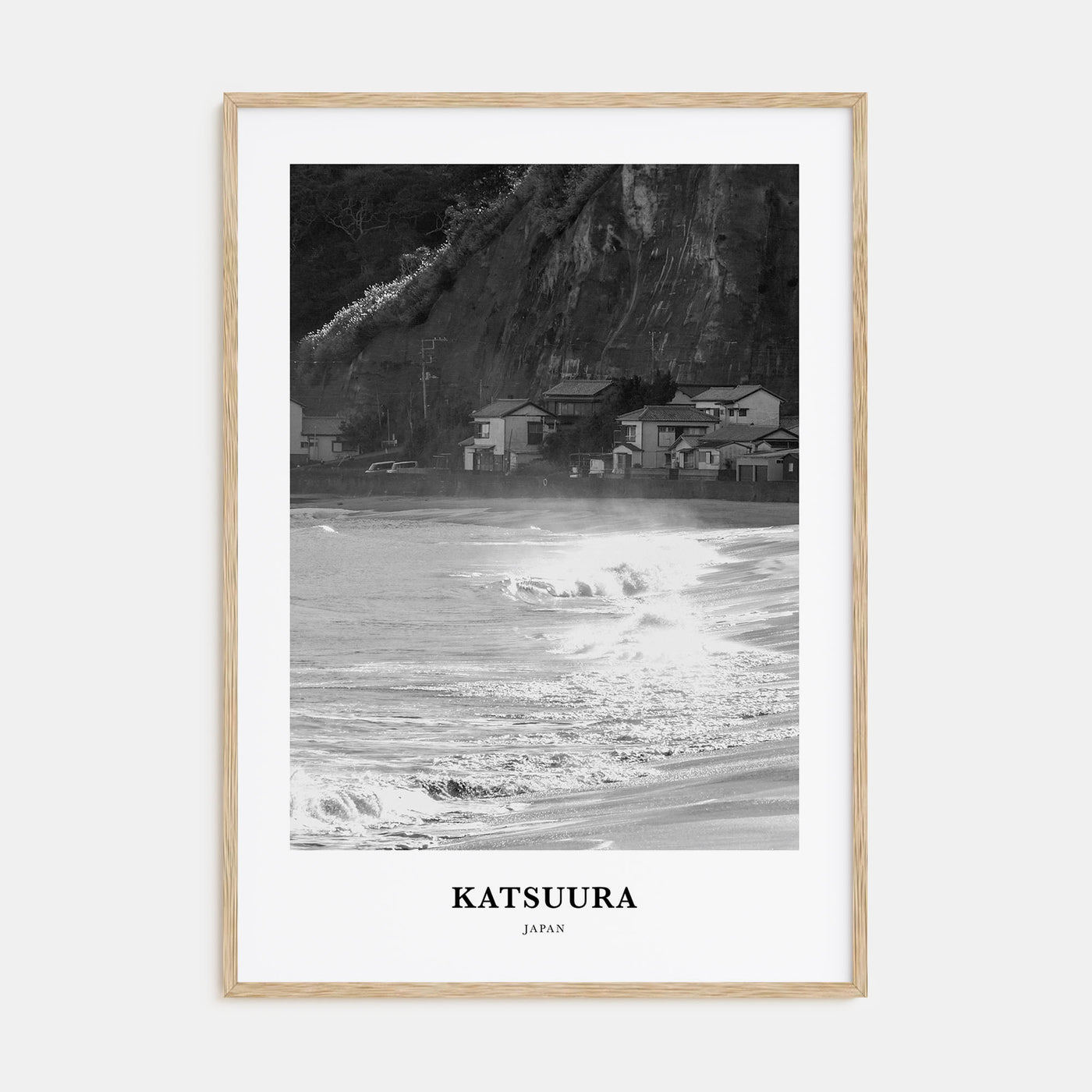 Katsuura Portrait B&W Poster