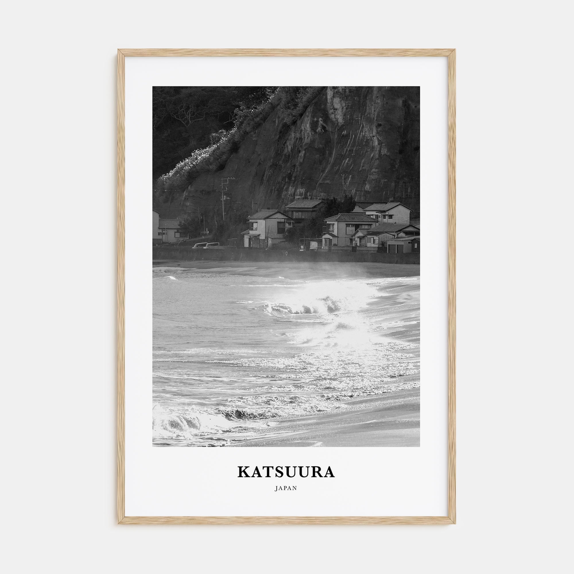 Katsuura Portrait B&W Poster