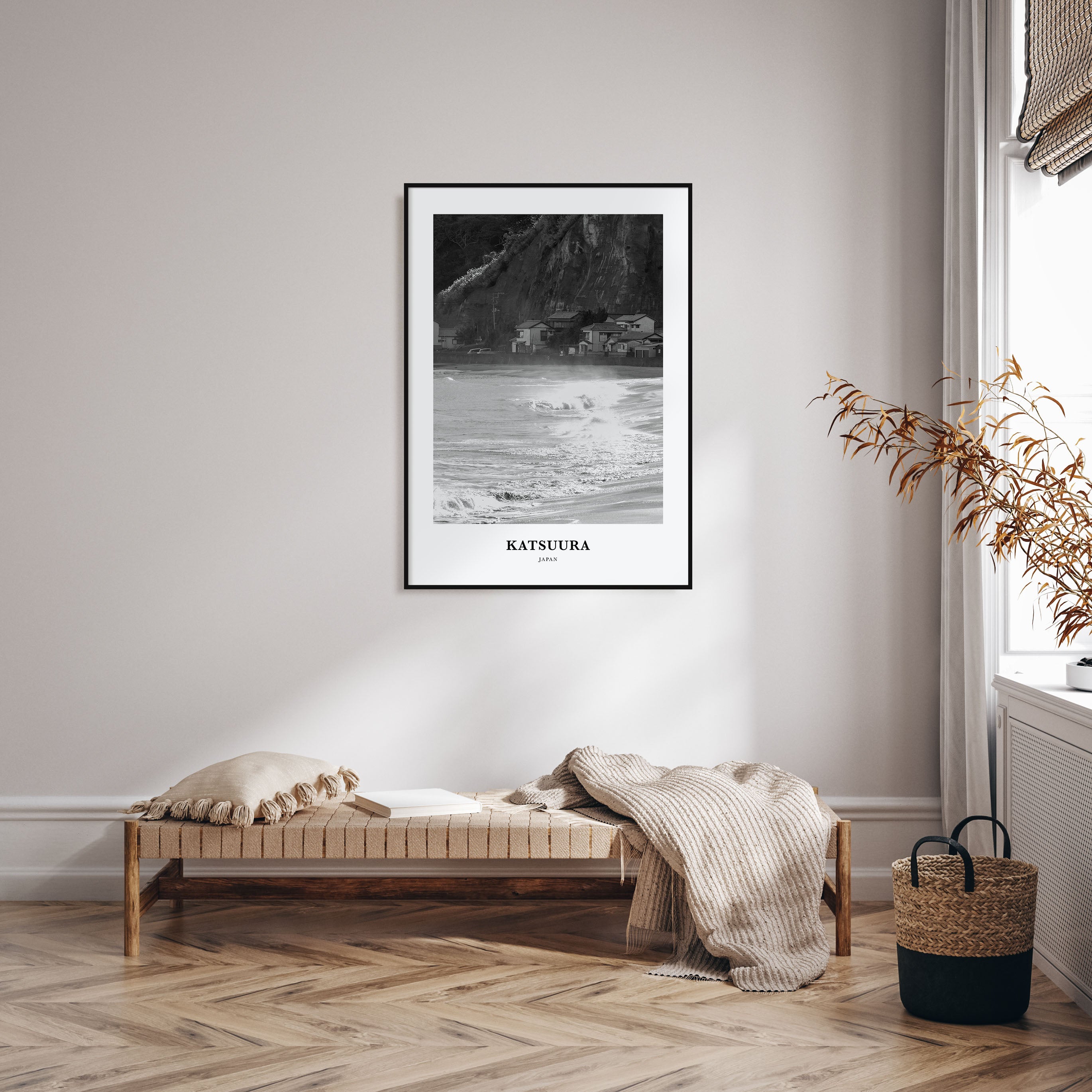 Katsuura Portrait B&W Poster