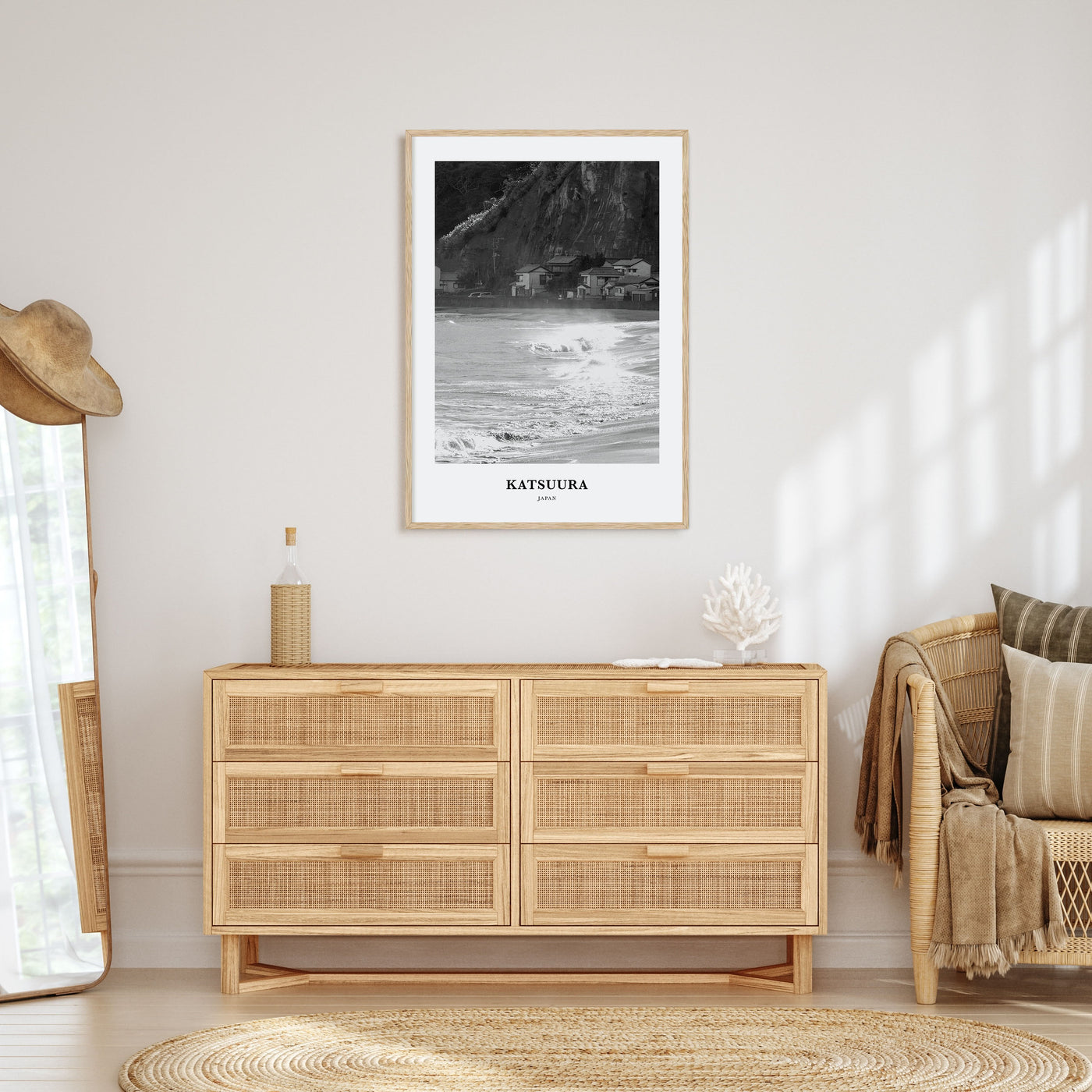 Katsuura Portrait B&W Poster