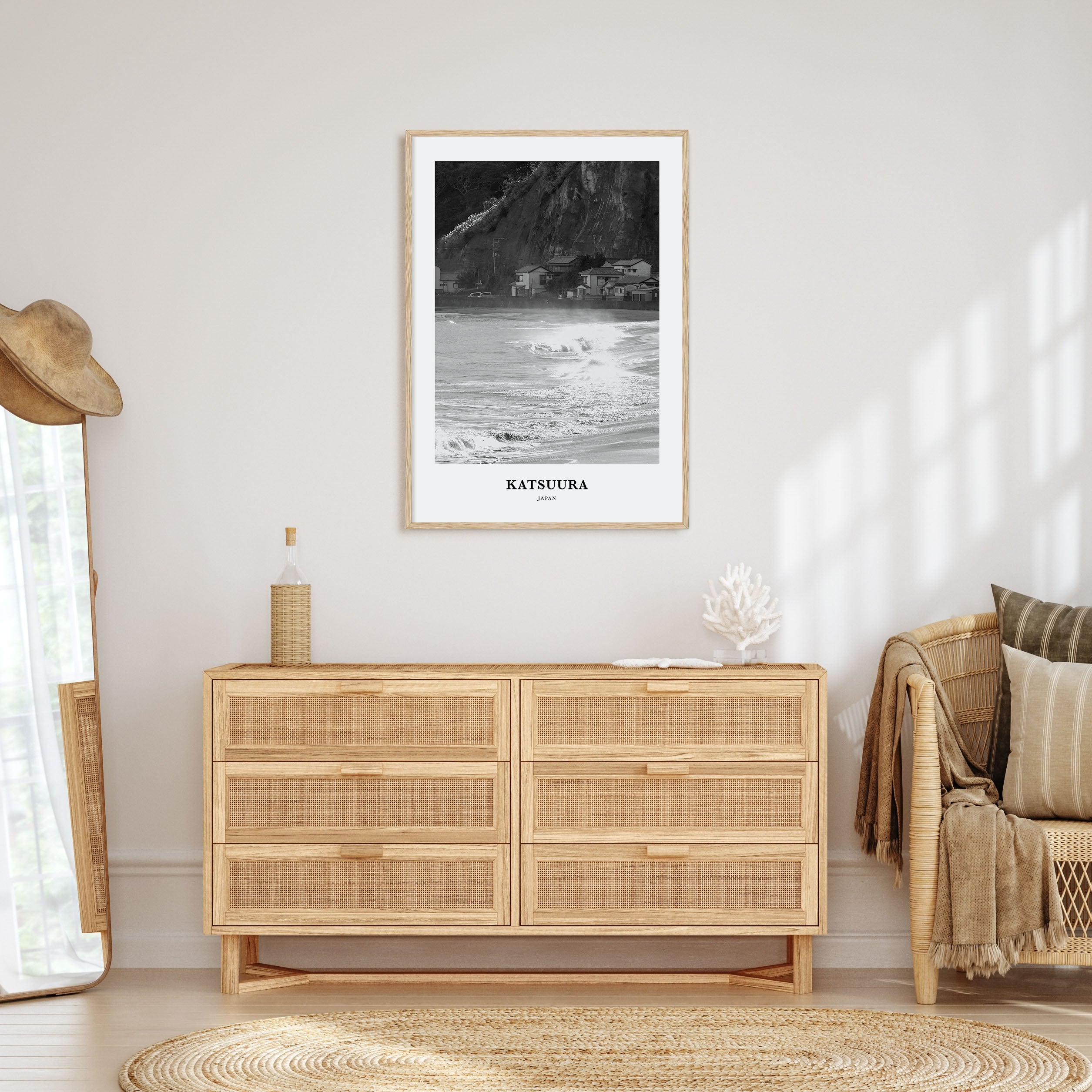 Katsuura Portrait B&W Poster