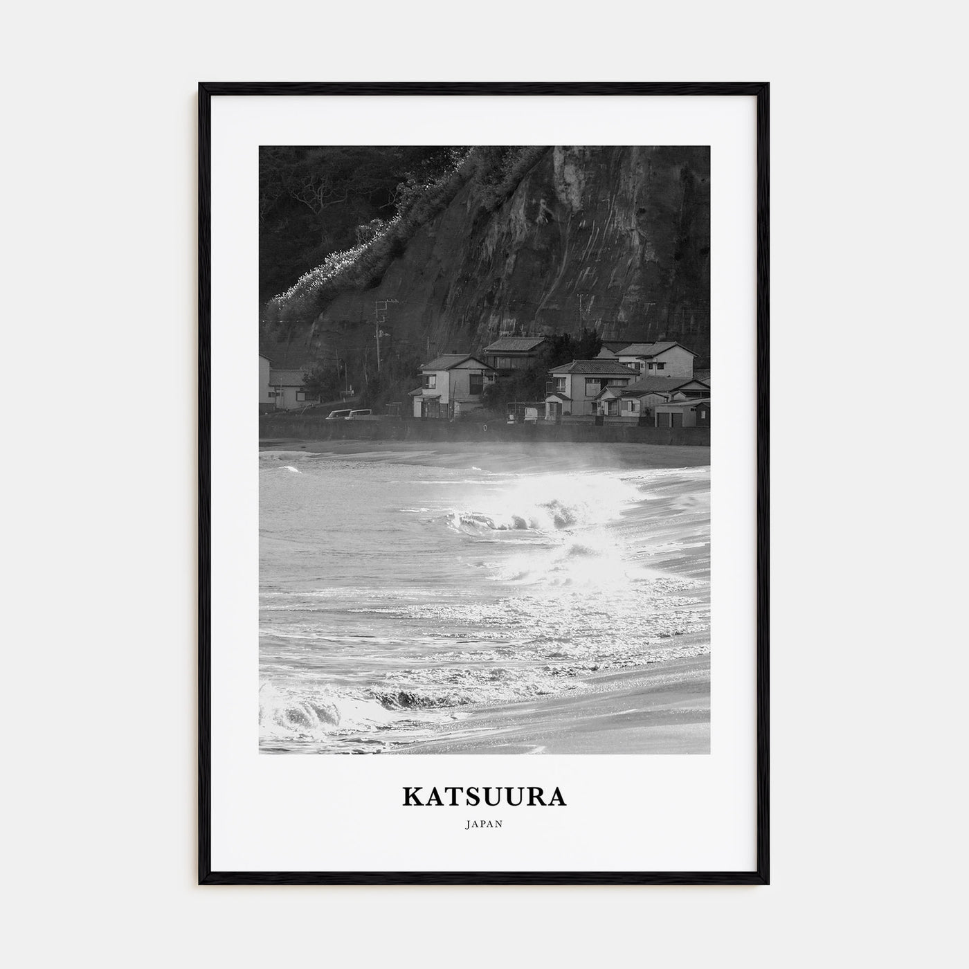 Katsuura Portrait B&W Poster