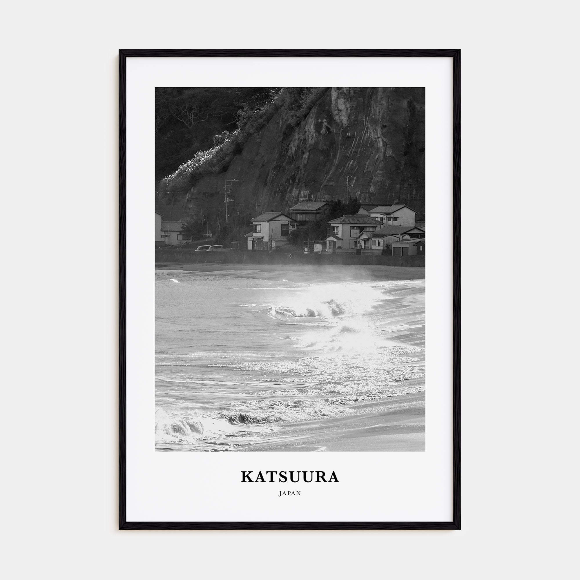 Katsuura Portrait B&W Poster