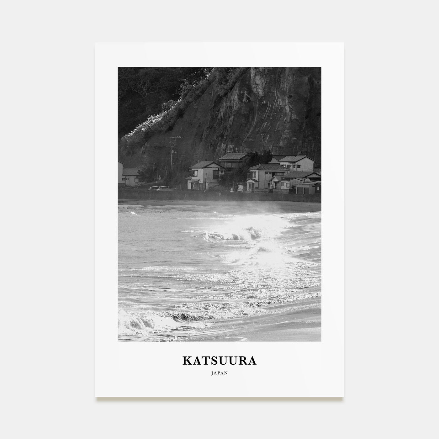 Katsuura Portrait B&W Poster