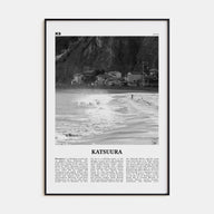 Katsuura Travel B&W Poster
