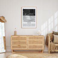 Katsuura Travel B&W Poster