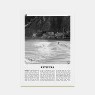 Katsuura Travel B&W Poster