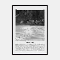 Katsuura Travel B&W Poster