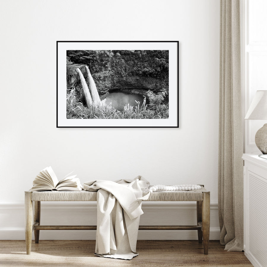 Kauai Landscape B&W Poster