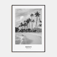 Kauai Portrait B&W No 1 Poster
