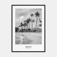 Kauai Portrait B&W No 1 Poster