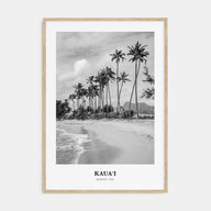 Kauai Portrait B&W No 1 Poster