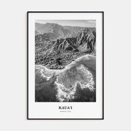 Kauai Portrait B&W No 2 Poster